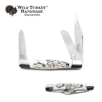 Wild Turkey Handmade Gentlemen's Knife 4" Closed
